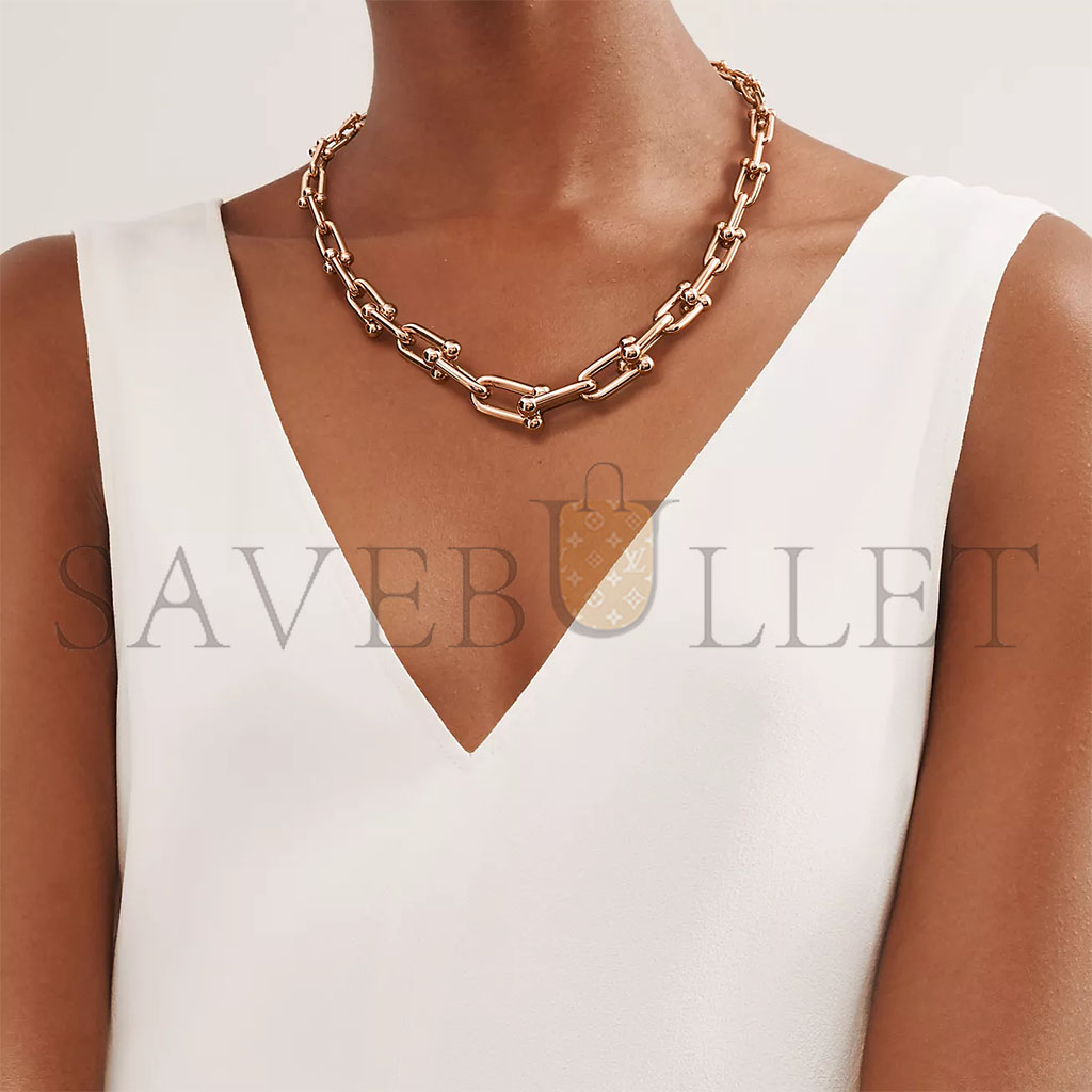 TIFFANY HARDWEAR COLLECTION GRADUATED LINK NECKLACE 63008958